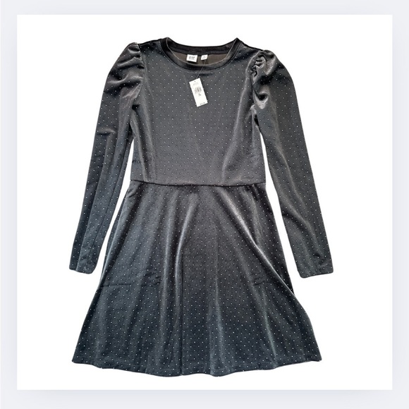 NWT Gap Studded Skater Girl Dress - Picture 1 of 6